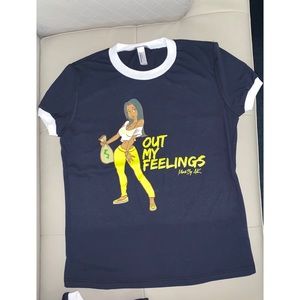 “Out my Feelings” Ringer T-Shirt